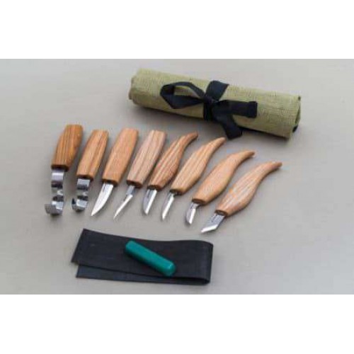 5pc Chip Whittling Wood Carving Knife Set, Gray