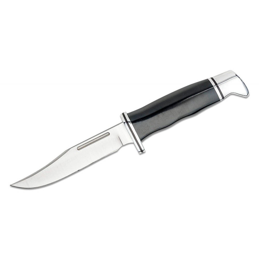 Buck 117 Brahma Fixed Blade Knife Black Handle