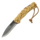 Casstrom Lars Falt Lock Back Knife 2.95" Blade Curly Birch Handle