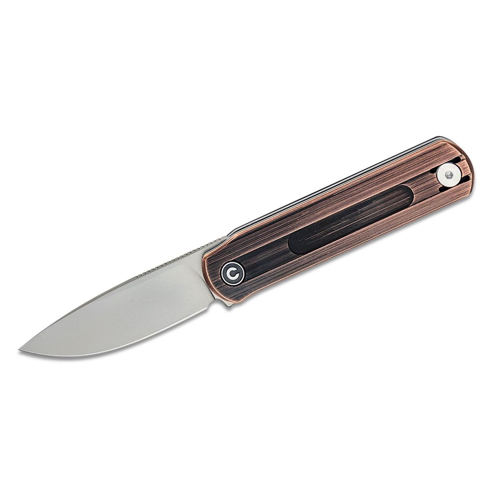 CIVIVI Ostap Hel Foldis Double Detent UK EDC Pocket Knife Rubbed Copper Handle