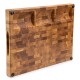 Cookizar End Grain Oak Cutting Board - 16.9" x 13"