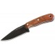 Flexcut Hawthorne Seeker Fixed Blade Knife Sapele Wood Handle with White G10 Liners