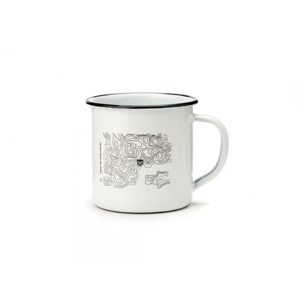 Helle Map Enamel Mug