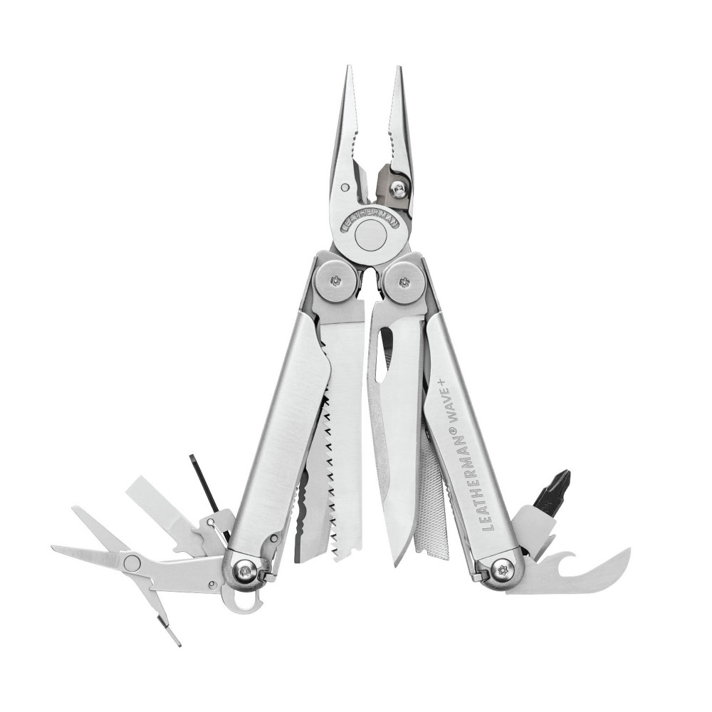 Leatherman Wave+ Multi-Tool Stainless Steel with Black Nylon Sheath