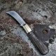 Michael May Knives UK EDC Pruning Pocket Knife Bog Oak