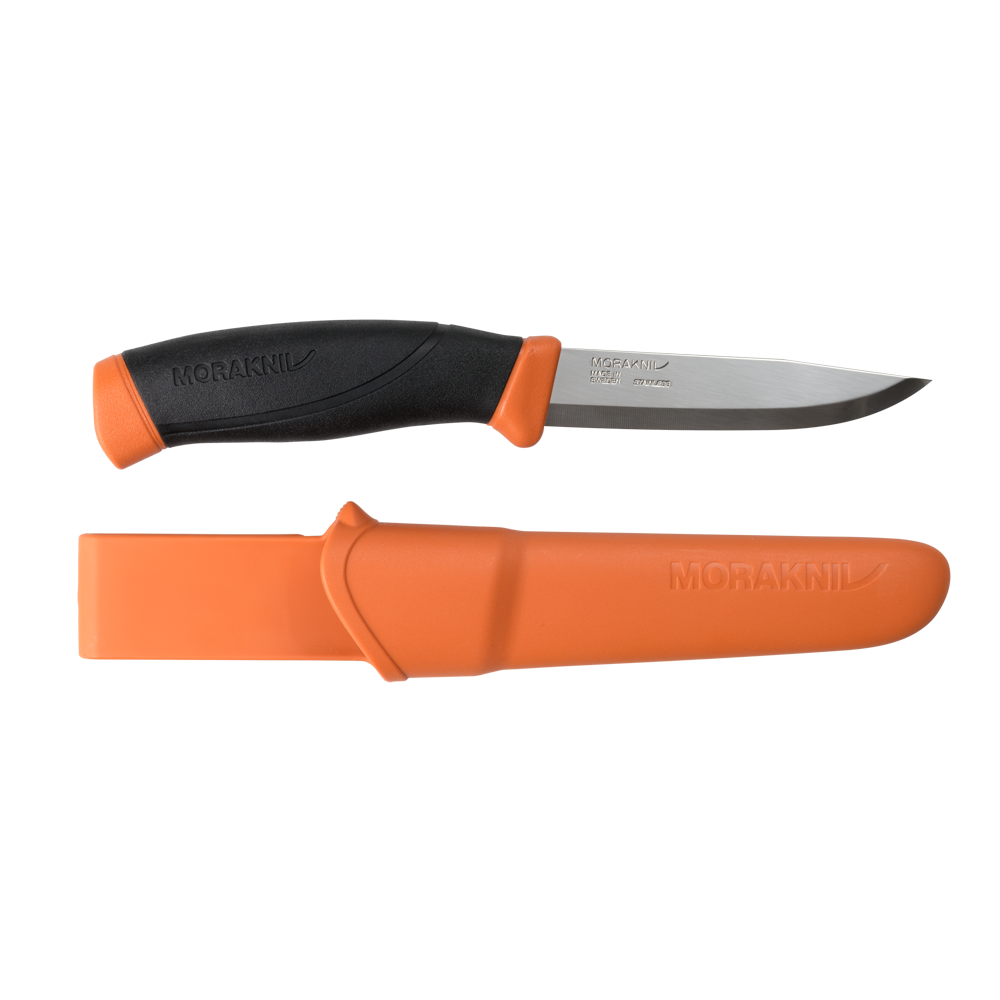 Mora Companion Knife Burnt Orange Stainless Steel Blade