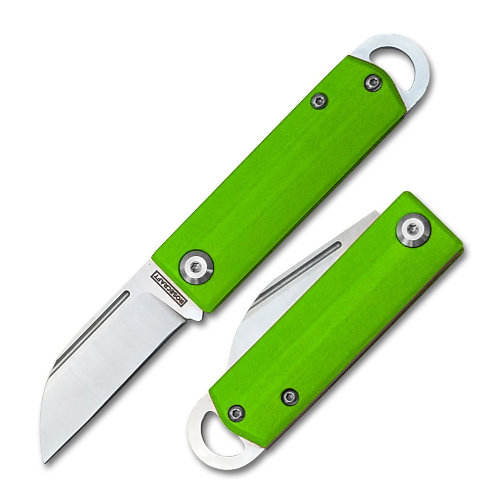 RoseCraft Blades Awanata Green UK EDC Pocket Knife Green G10 Handle