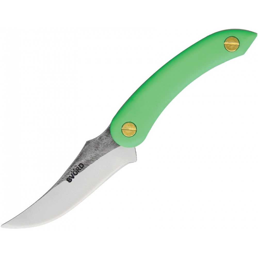 Svord AM Kiwi Fixed Blade Skinner Knife 3.5" Blade Green Handle