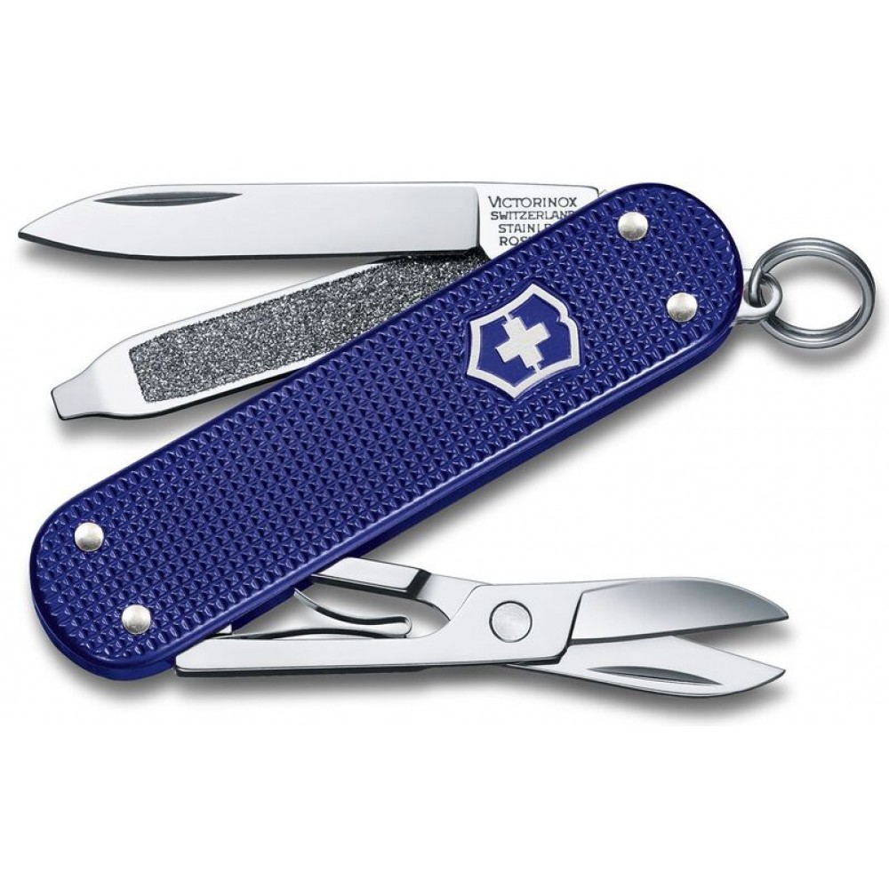 Victorinox Classic SD Colours Alox UK EDC Key Ring Multi Tool - Night Drive