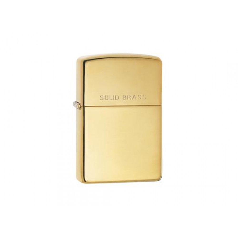 High Polish Brass Zippo Lighter - Genuine Zippo windproof lighter