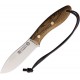 Joker Canadiense Survival and Bushcraft Knife with Leather Sheath