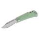 Kansept Knives Wedge Folding Knife - 2.45" 154CM Stonewashed Blade Jade G10 Handle Lockback