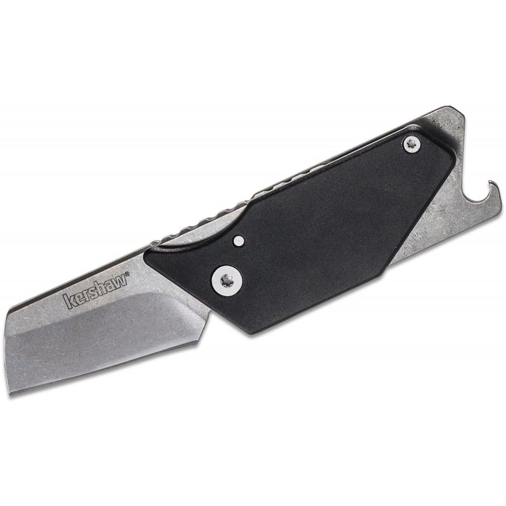 Kershaw 4036BLK UK EDC Pub Multi-Function Folding Knife - 1.6" Blade Black Aluminum and Steel Handle