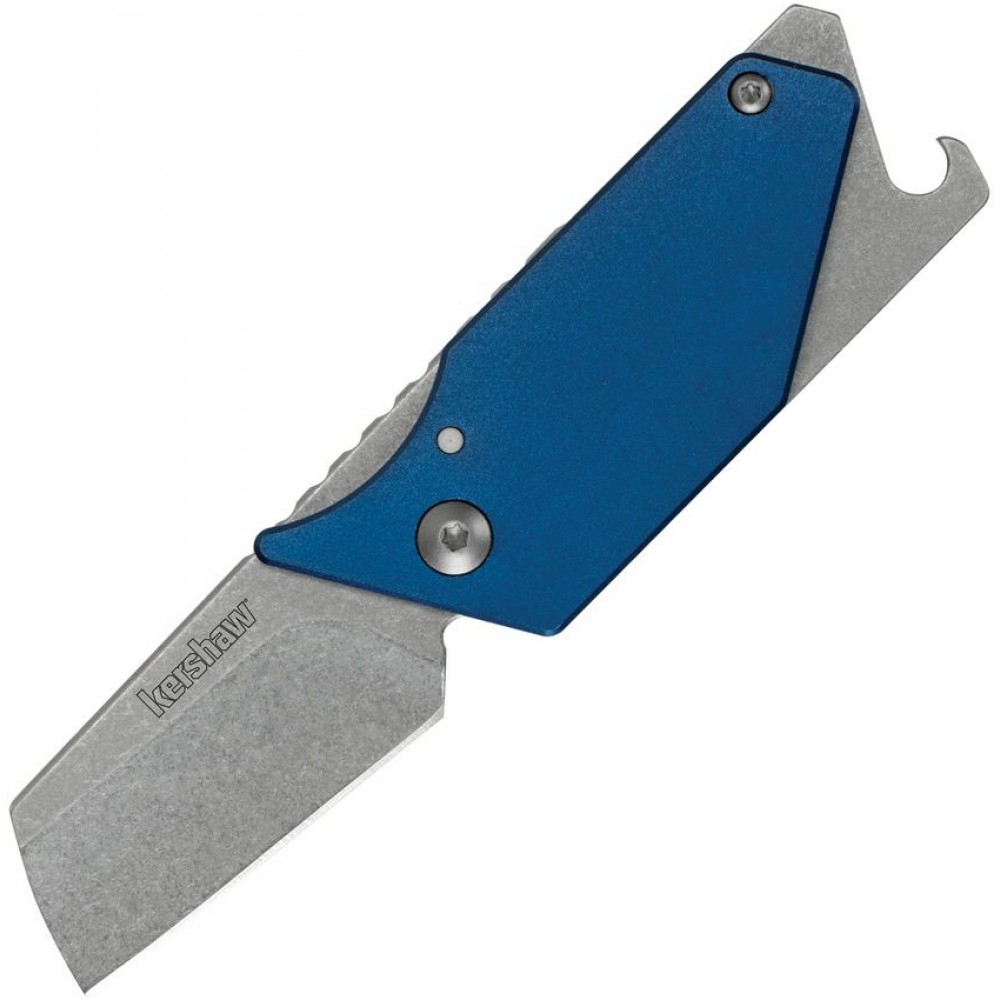 Kershaw 4036BLU UK EDC Pub Multi-Function Folding Knife - 1.6" Blade Blue Aluminum and Steel Handle