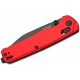 Kershaw 6105RDBW Bel Air DuraLock KVT Folding Knife - 3" CPM-MagnaCut Black Blade Red Aluminum Handle