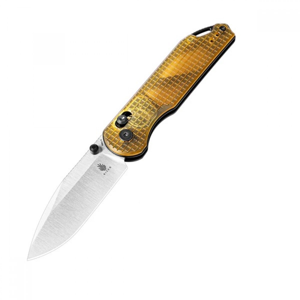 Kizer Assassin Folding Knife - 2.99" Nitro-V Stainless Steel Blade PEI Handle