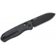 Kizer Drop Bear Folding Knife - 2.99" CPM-S35VN Black Blade Dark Matter Blue Fat Carbon Handle