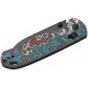 Kizer Drop Bear Folding Knife - 2.99" CPM-S45VN Black DLC Blade Nebula Fat Carbon Handle