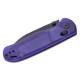 Kizer Drop Bear Folding Knife - 2.97" Nitro-V Black Blade Magic Blue (Purple) PC Handle