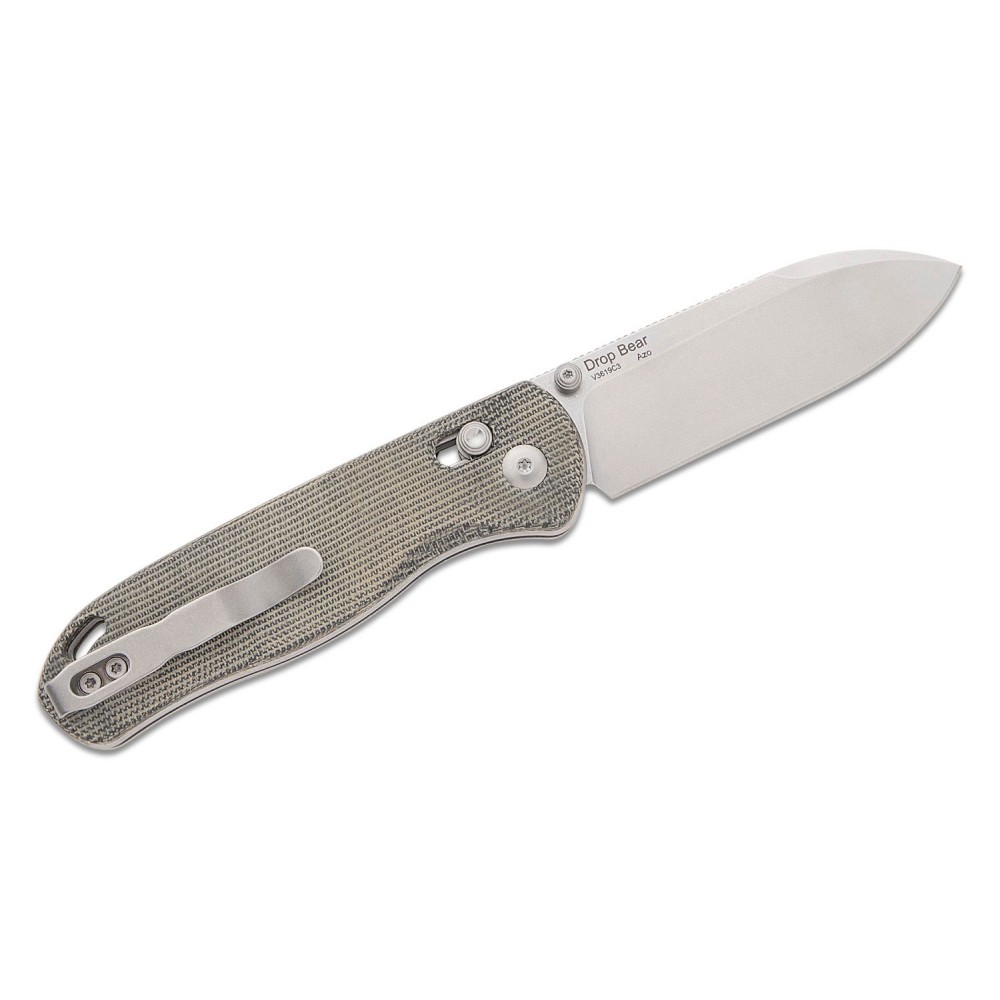 Kizer Drop Bear Folding Knife - 2.97" 154CM Blade Micarta Handle