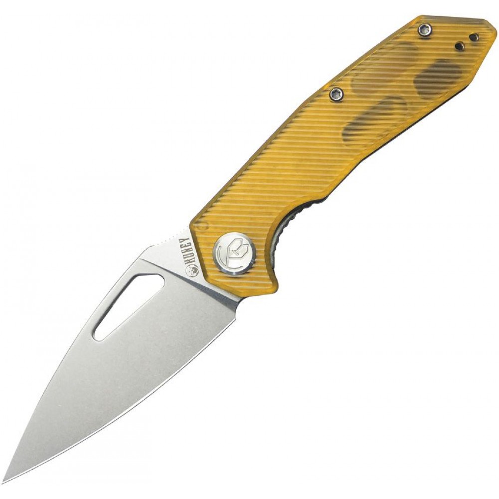 Kubey Coeus Folding Knife - 3.11" D2 Drop Point Blade Ultem Handle