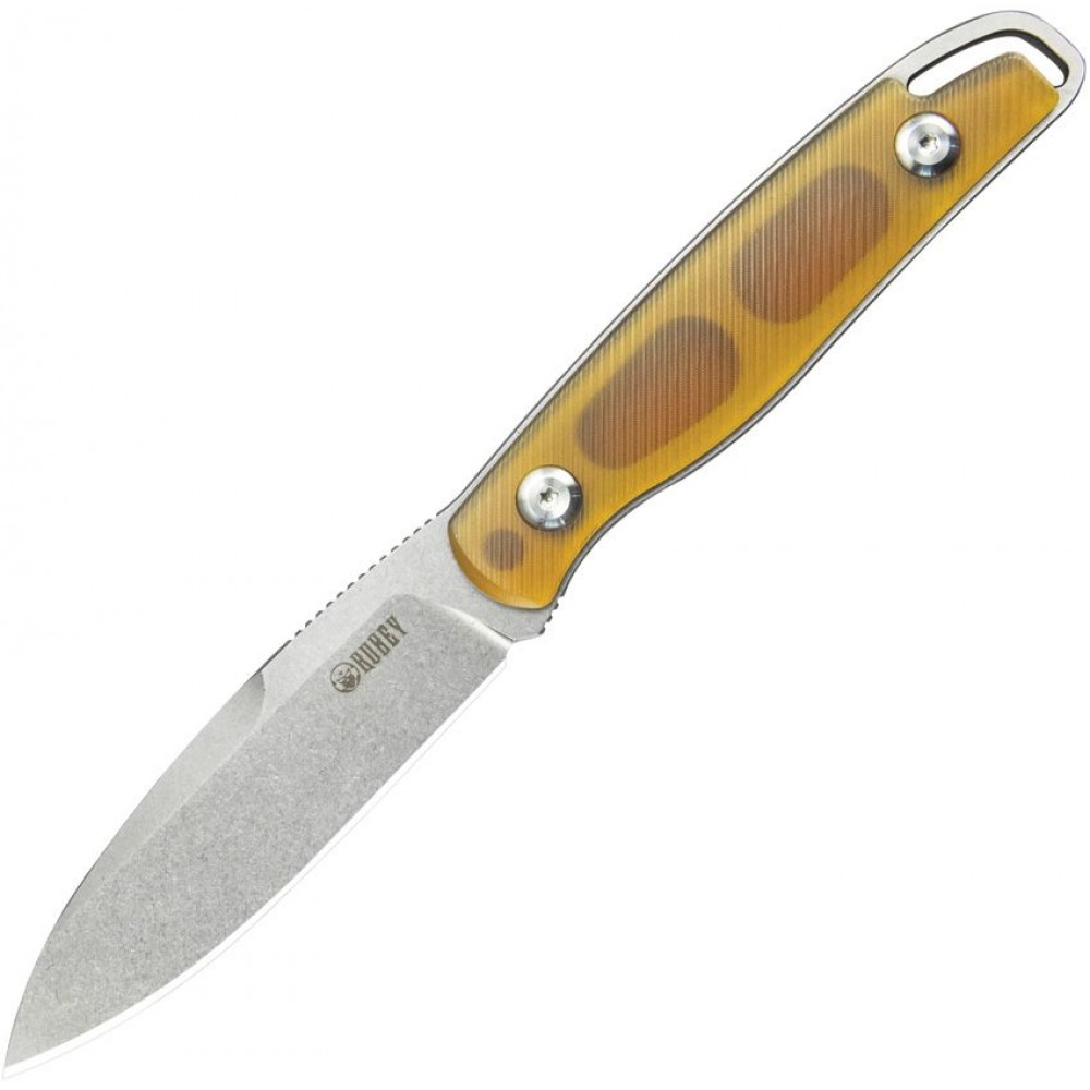 Kubey Dust Devil Fixed Blade Knife - 3.23" Blade Ultem Hande