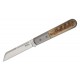 LionSteel DOM Barlow UK EDC Collectors Knife - 2.95" Sheepsfoot Blade, Ram Horn Handle