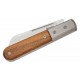 LionSteel DOM Barlow UK EDC Collectors Knife - 2.95" Sheepsfoot Blade, Santos Wood Handle