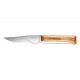 Opinel Cheese Knife and Fork Set with Olive Wood Handle