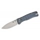 QSP Ripley Glyde Folding Knife - 3.5" 14C28N Blade Milled Grey G10 Handle