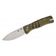 QSP Ripley Glyde Folding Knife - 3.5" 14C28N Blade Milled OD GReen G10 Handle