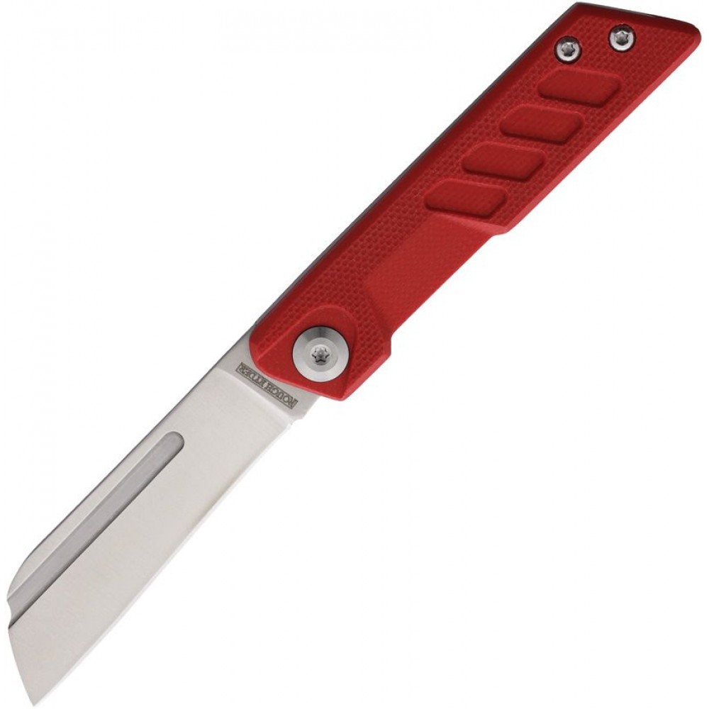 Rough Ryder UK EDC Vibe Pocket Knife - 2.25" Stainless Steel Blade Red G10 Handle