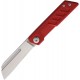 Rough Ryder UK EDC Vibe Pocket Knife - 2.25" Stainless Steel Blade Red G10 Handle