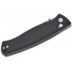 Real Steel Pathfinder Bushcraft Slide Lock Folding Knife - 3.83" Blade Black G10