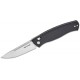 Real Steel Pathfinder Bushcraft Slide Lock Folding Knife - 3.83" Blade Black G10