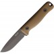 Reiff Knives F3 Extreme Conditions Knife - 2.9" CPM-3V Blade Coyote Tan Handle Leather Sheath 