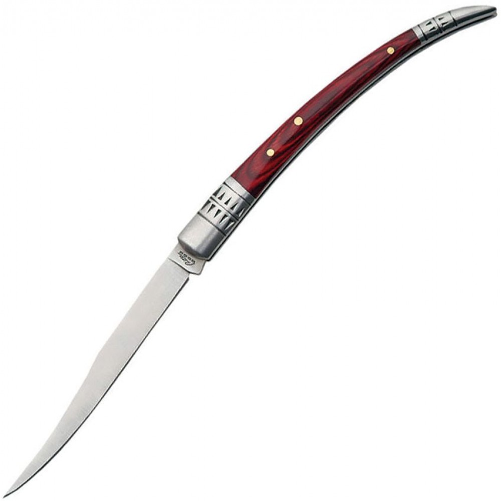 Rite Edge Spanish Fruit Knife - 3.75" Stainless Steel Blade Pakkawood Handle