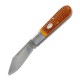 RoseCraft Blades UK EDC Loosahatchie Pocket Knife - 2.87" D2 Blade Bourbon Bone Handle