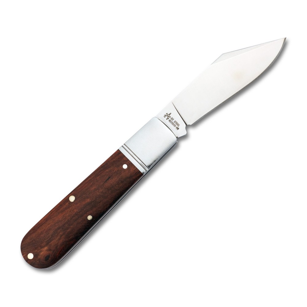 RoseCraft Blades UK EDC Loosahatchie Pocket Knife - 2.87" D2 Blade Red Sandalwood Handle