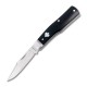 RoseCraft Blades UK EDC Savage Creek Gunstock Pocket Knife - 2.8" D2 Blade Black Micarta Handle