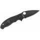 Spyderco Manix 2 Folding Knife  - 3.38" BD-1 Black Plain Blade Black FRCP Handle