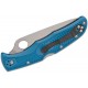 Spyderco Endura 4 Flat Ground - 3.75" VG10 Blade Blue Handle