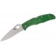 Spyderco Endura 4 Flat Ground - 3.75" VG10 Blade Green Handle