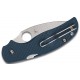 Spyderco Sage 5 Lightweight Folding Knife - 3" CPM-SPY27 Satin Blade Cobalt Blue FRN Handle