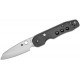 Spyderco Kevin Smock Folding Knife - 3.45" S30V Plain Blade CF and G10 Laminate Handle