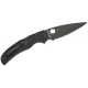 Spyderco Native Chief Lightweight Folding Knife - 4" CTS-BD1N Black Serrated Blade Black Handle