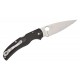 Spyderco Native Chief Lightweight Folding Knife - 4" CTS-BD1N Serrated Blade Black Handle