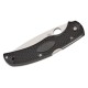 Spyderco Native Chief Lightweight Folding Knife - 4" CTS-BD1N Serrated Blade Black Handle