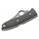 Spyderco Max SpyOpera Sprint Run Folding Knife - 2.9" Thor Damasteel Blade Carbon Fiber Handle