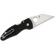 Spyderco MicroJimbo Folding Knife - 2.45" S30V Satin Plain Blade Black G10 Handle